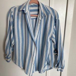 Stripped button down
